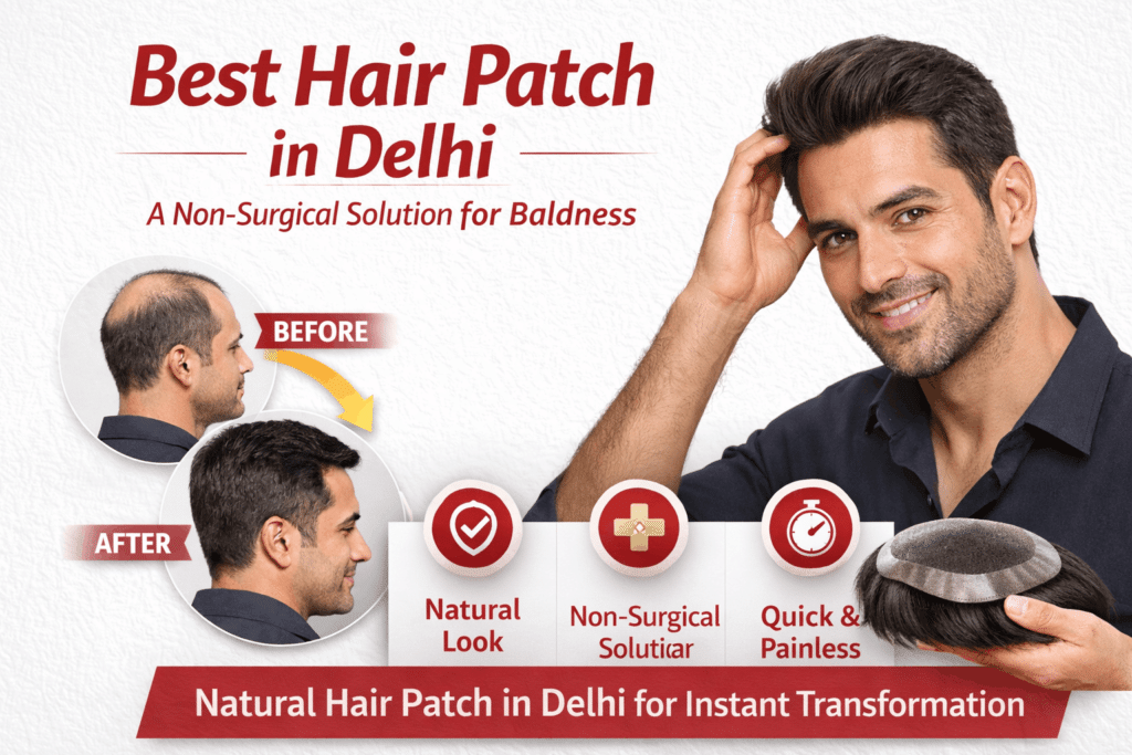Hair Patch in Delhi: A Safe & Instant Solution for Baldness