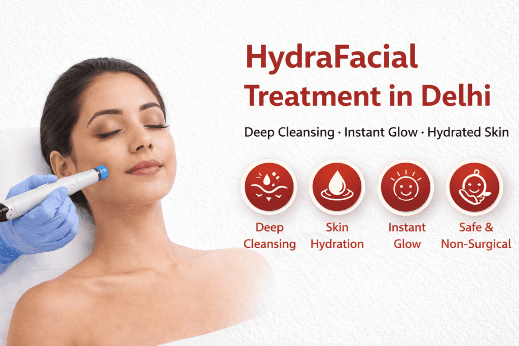 HydraFacial Treatment in Delhi for Clear, Hydrated & Glowing Skin